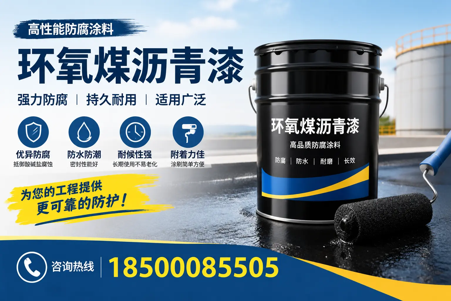 环氧煤沥青漆的施工步骤详解，海西装修必备知识